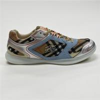 Burberry Check Matrix Sneaker Beige Light Blue Silver 8111731 EU45 UK11