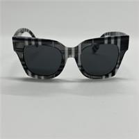 Burberry Sunglasses Kitty Black White Check 40823221 / BE4364 399487