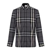 Burberry Check Shirt Grey 8073398 Size S