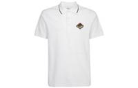 Burberry Embroidered Graphic Logo Polo Shirt White 8021834 Size XL