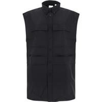 Burberry Panel Detail Sleeveless Shirt Black 8051897 Size S