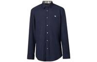 Burberry Stretch Cotton Poplin Shirt Navy 8036293 Size XS