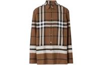 Burberry Creeton Check Shirt Brown 8048675 Size S