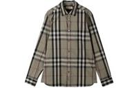 Burberry Classic Check Shirt Beige 3983543 Size XL