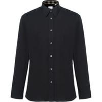 Burberry Long Sleeve Logo Shirt Black Size 8066763