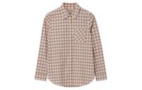 Burberry Women's Checked Cotton Shirt Pink 8003120 Size UK8 / US6