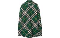 Burberry Check Long-Sleeve Shirt Green 8082886 Size M