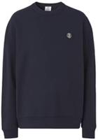 Burberry Monogram Motif Applique Cotton Sweatshirt Navy 8043238 Size M