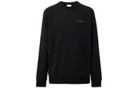 Burberry TB Logo-Embroidered Crewneck Sweatshirt Black 8057545 Size S