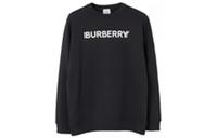Burberry Logo Print Cotton Sweatshirt Navy 8068806 Size L