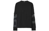 Burberry Mitchell Logo Print Cotton Sweatshirt Sweatshirt Black 8045540 Size XS