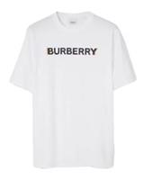 Burberry Logo Print T-shirt White/Black 8068795 / 8053009 1004 Size XL