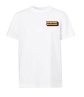Burberry Margot Logo-Applique Cotton T-shirt White 8056032 Size XL