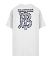 Burberry Monogram Motif Cotton Oversized T-shirt White 8048811 Size S