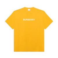 Burberry Logo Print Cotton T-shirt Yellow 80653961 Size L