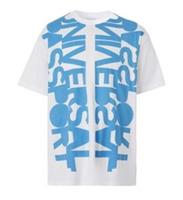 Burberry Ordell Universal Passport T-Shirt White/Blue 8051982 Size XS