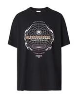 Burberry Totnes Globe Logo T-shirt Black 8048289 Size S