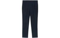 Burberry Straight Leg Cotton Tailored Trousers Navy 8065678 Size 44 / XS