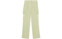Burberry Mid-Rise Silk Trousers Mist Green 8041767 Size 6 / XS