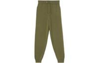 Burberry Monogram-Motif Wool-Cashmere Blend Jogging Pants Green 8043522 Size XL