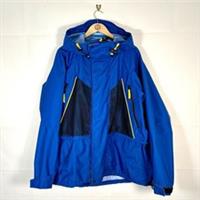 Burberry Coat Mens Size 54 UK XL Blue Litchfield Parka Jacket Raincoat Genuine - XL Regular