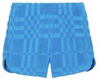 Burberry Towelling Check Above-Knee Shorts Blue 8071248 XS