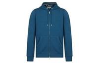 Burberry Clarendon Check Hood Zip Up Hoodie Blue 4050416 Size XXXL
