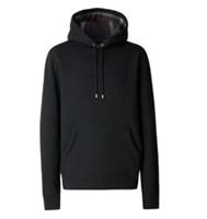 Burberry Embroidered EKD Cotton Blend Hoodie Black 8036282 Size S