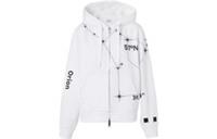 Burberry Constelations Print Zip-Up Jacket White 8061451 Size XS