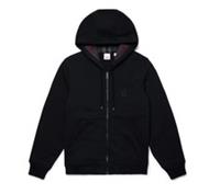 Burberry Letter Graphic Cotton Blend Zip Hoodie Black 8080832 Size XS