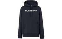 Burberry Logo Print Cotton Hoodie Navy 8052978 Size XL