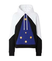 Burberry Southern Cross Graphic Hoodie Blue/White 8047133 Size L