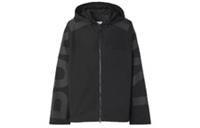 Burberry Compton Windbreaker Jacket Black 8043858 Size S
