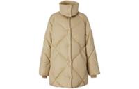 Burberry Diamond Quilted Cotton Gabardine Coat Honey 8044934 Size L