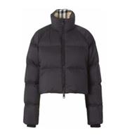 Burberry Short Padded Jacket Black/Beige 8044730 Size L