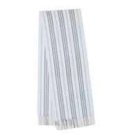 Burberry Icon Stripe Cashmere Wool Scarf Light Blue 8036875 Size O/S