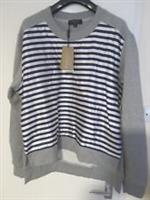 AUTHENTIC BURBERRY BNWT RUNWAY SILK PANEL SWEATSHIRT RETAIL £495 BRAND NEW WTAGS - XL Regular