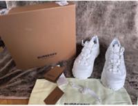 BURBERRY ARTHUR MENS LOW TOP SNEAKERS OFF WHITE UK9.5 RRP £629 #E38Z