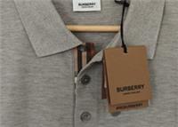 Burberry Hartford Grey Polo T Shirt Collared Check 8691G RRP £380 XL - L Regular