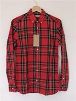 Burberry Check Shirt Red XS RRP £225 - XS Regular