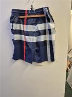 Burberry Blue Check Shorts Size 2XL CHARITY SALE - 2XL Regular