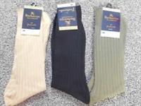 Burberry by Pantherella Mens Fine Knit Cotton Socks - Size 10-12 in vars colours