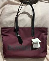 100% Authentic Burberry London Tote Shoulder Bag in Plum - New w/ Tag