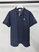 Burberry London England TB Logo Navy Blue Mens Polo Shirt XL - XL Regular