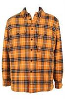 BURBERRY ORANGE MEN'S WOOL AND COTTON BLEND JACKET IT 50 - L Regular