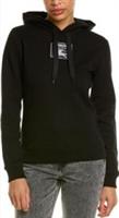 Burberry Woman Black Long Sleeve Logo Pullover Hoodie Sweatshirt SizeM RRP620 - M Regular
