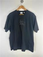 New Authentic Oversized Burberry Tristan Organic Cotton Jersey T-Shirt Size M