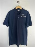 New Authentic Burberry M:MILLAR Blue Polo - Large