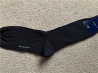 Burberry Mens Merino Wool Blend Socks - Size 6 - 8.5