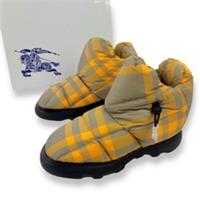 Burberry Check Pillow Boots